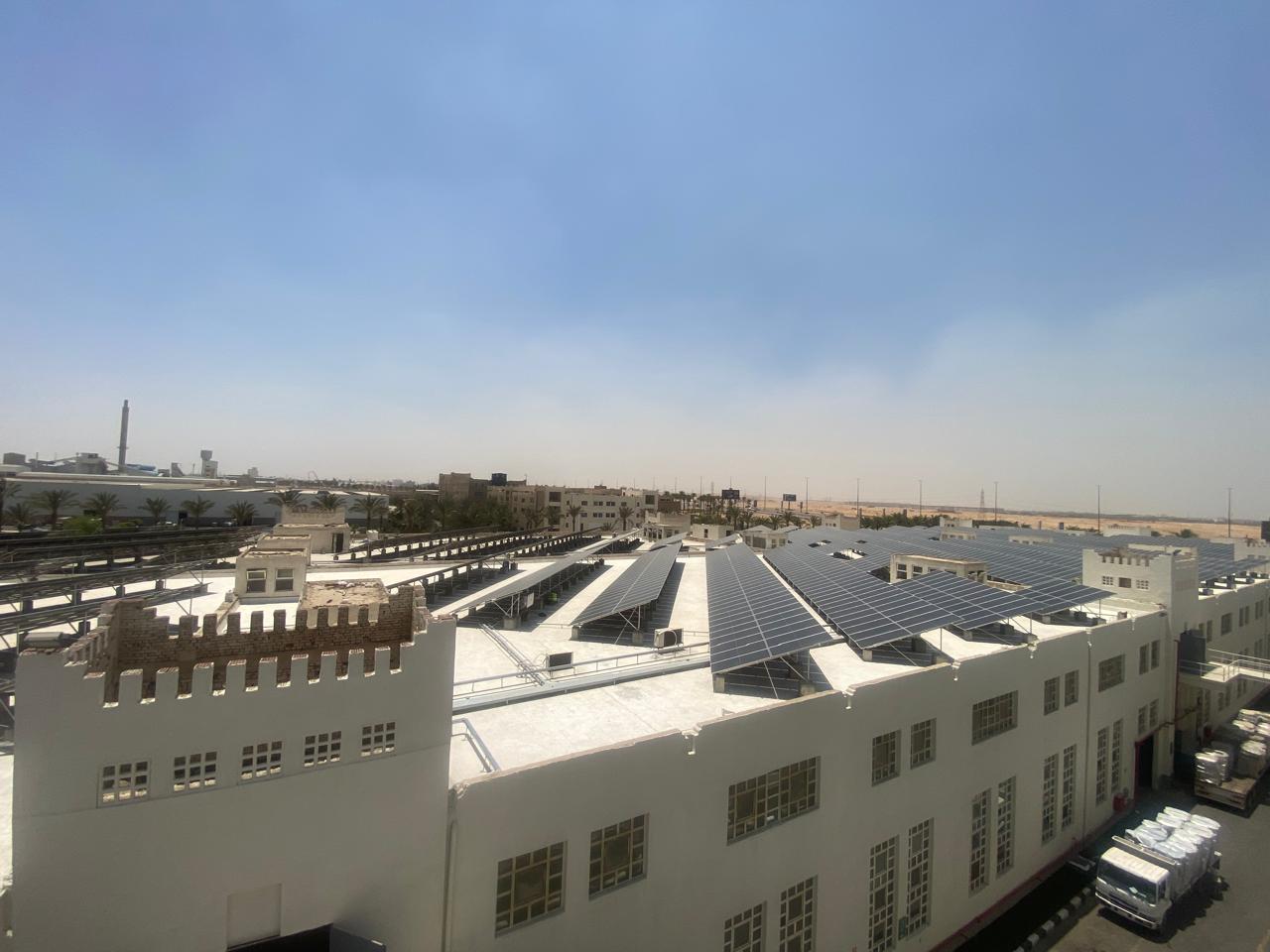 Oriental Weavers rooftop PV — site overview